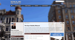 Desktop Screenshot of cityofsedalia.com