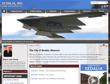 Tablet Screenshot of cityofsedalia.com